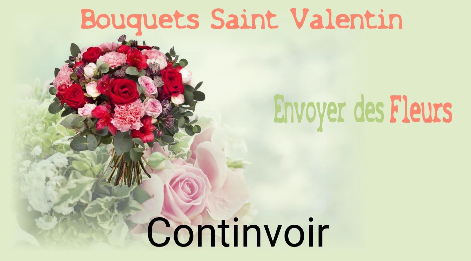 Roses de Saint-Valentin livrées à Continvoir